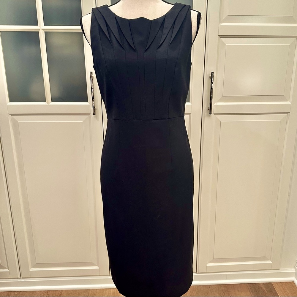 Ann Taylor career sheath dress- black Size 6 NWOT